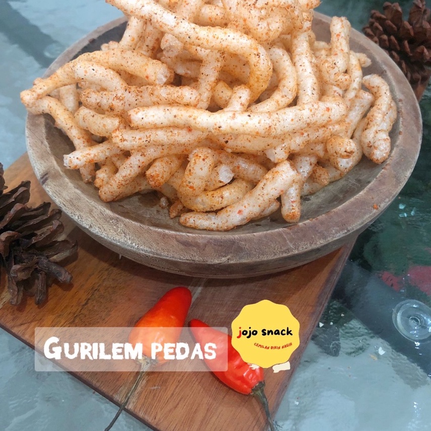 KERIPIK GURILEM PEDAS KERUPUK SNACK MAKANAN RINGAN GURIH CEMILAN KILOAN GROSIR TERMURAH ENAK LEZAT N