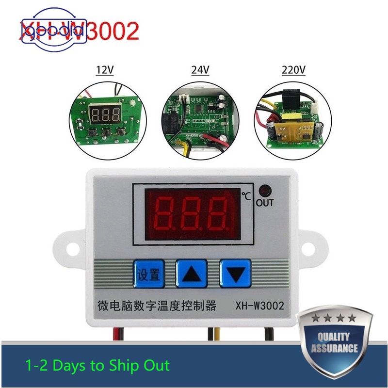 Dm-w3002 Termostat Mikrokomputer Digital DC 12V / 24V AC 110-220V