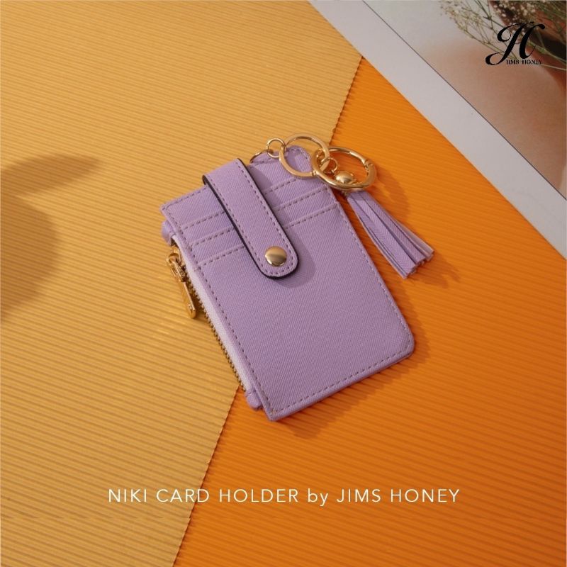 Niki Wallet Jims Honey Dompet Card Wanita Kecil Gantungan Kunci