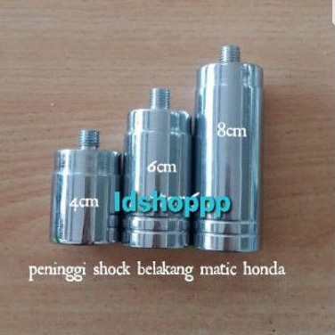 peninggi shock belakang matic ukuran 4cm 6cm 8cm