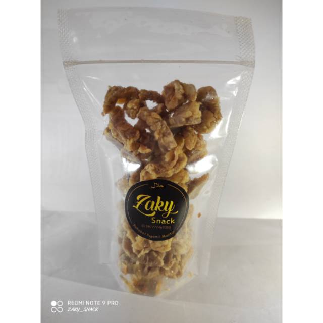 

Keripik Usus Ayam 120gr 60gr Zaky Snack Kripik