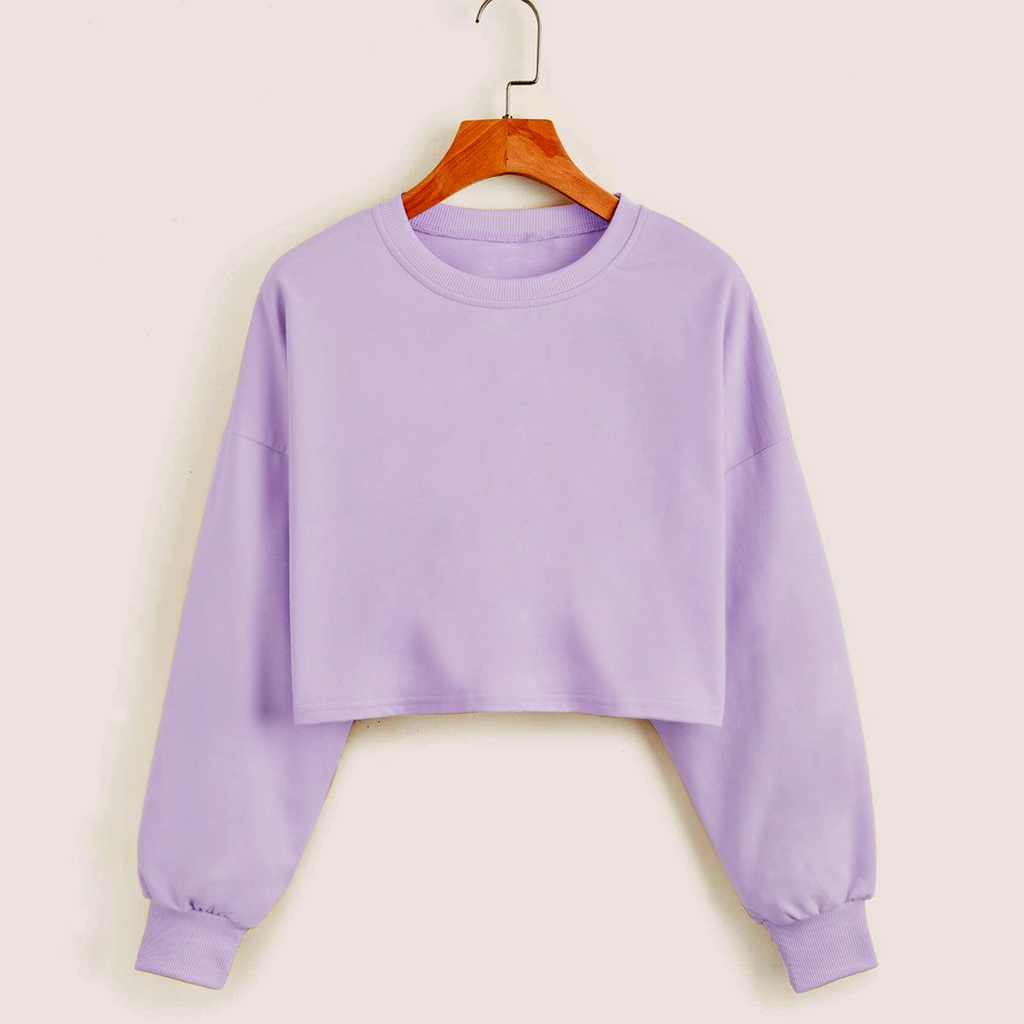 Sweater croope wanita CROP RAWIS | SWEATER CROP MURAH WANITA