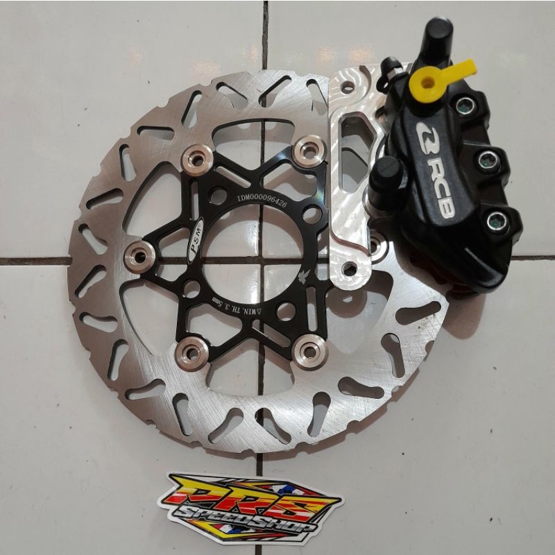 paket disc piringan psm 220 kaliper rcb braket 220mm beat scoopy vario125 vario150 vario 125 150