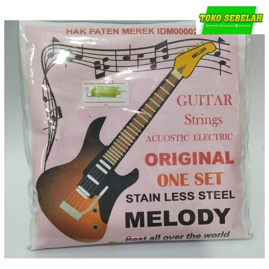 senar gitar akustik original guitar string melody