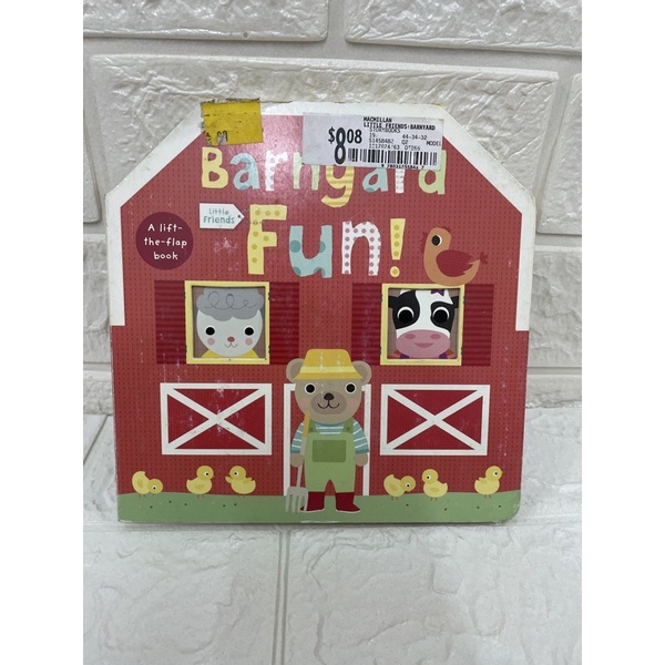 a lift the flap book - barnyard fun