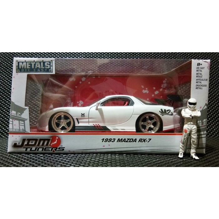{dianastore} Diecast Jada Toys JDM Tuners Mazda RX-7 M2 Limited edition skala 1:24 Limited