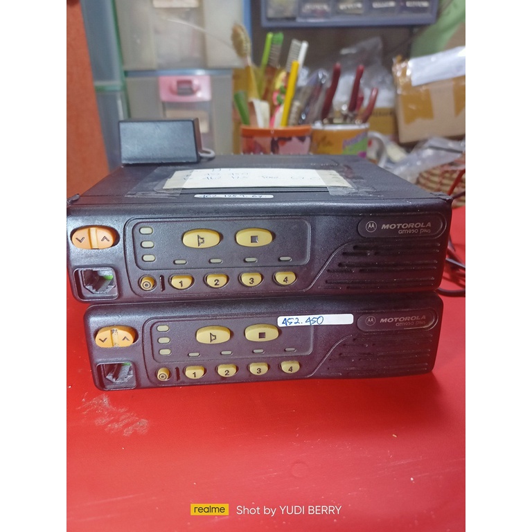 Radio Repeater Motorola Gm950 plus Uhf Bahan Repeater Ripiter Motorola Gm Untuk Radio Komunikasi Mur