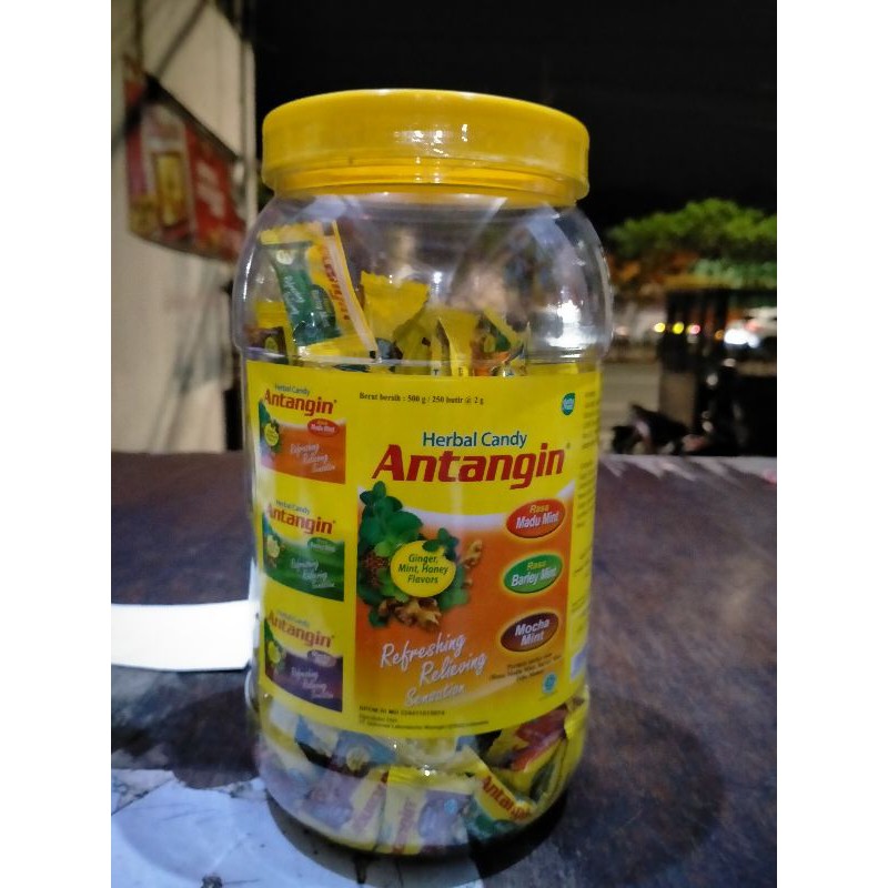 Permen antangin isi 250butir toples