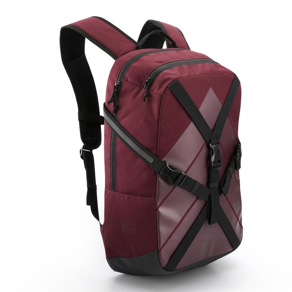 OXELO Tas Ransel Sepatu Roda Roller Skate Dewasa 20L Tahan Air
