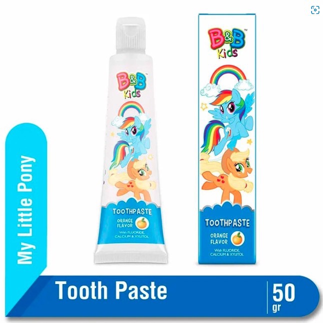 Jual B&B Kids Toothpaste My Little Ponny Pasta Gigi Anak 50 Gr Pasta ...