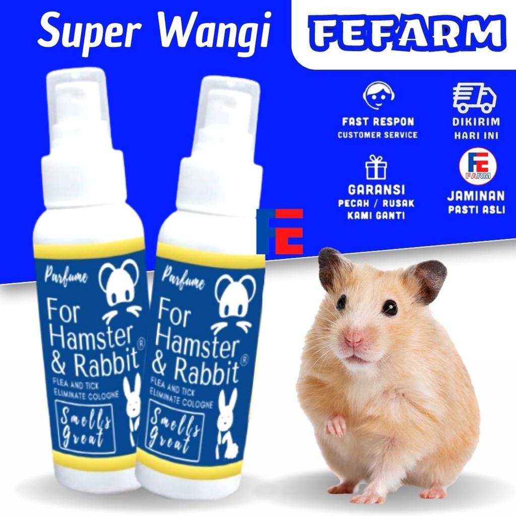 PARFUM KELINCI HAMSTER PELEMBUT BULU PARFUME FEFARM