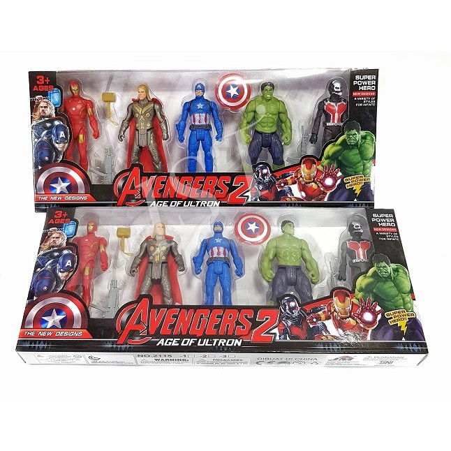 Mainan Anak Laki Laki Cowok Avengers Action Figure Marvel Laki2 Robot