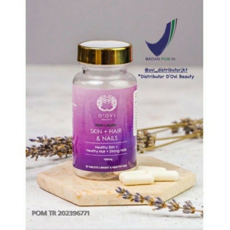 NEW PILL WHITE+ BOOSTER OVISKIN D'OVI BEAUTY (FREE GIFT) WHITENING+