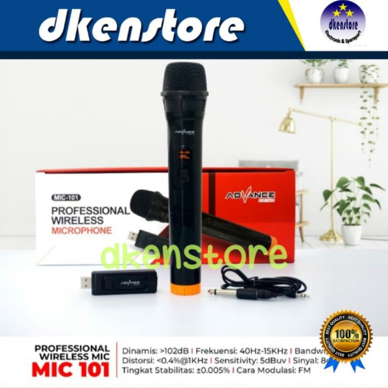 Mic Wireless Advance 101 karaoke