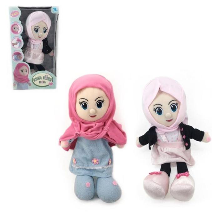 Mainan Edukasi Boneka ALIYA HIJAB Boneka Mengaji, Berdoa dan Bernyanyi