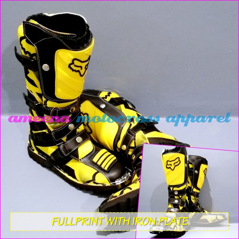 Sepatu Cross Fullprint Besi - Sepatu Trail Motocross - Sepatu MX Adventure - 003