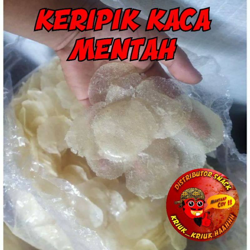 

Keripik kaca mentah 1/4 kg / kripca mentah 250g