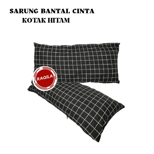 Sarung Bantal Cinta Resleting Besar Murah Ukuran 45x95