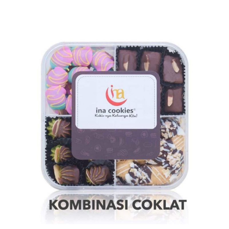 Ina Cookies KOMBINASI COKLAT - Ina Cookies Sidoarjo