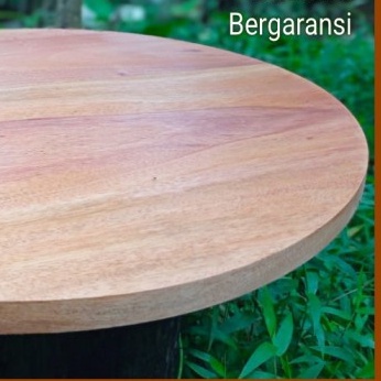 Kayu bulat 50 cm Talenan nampan daun meja round wood papan kayu bulat