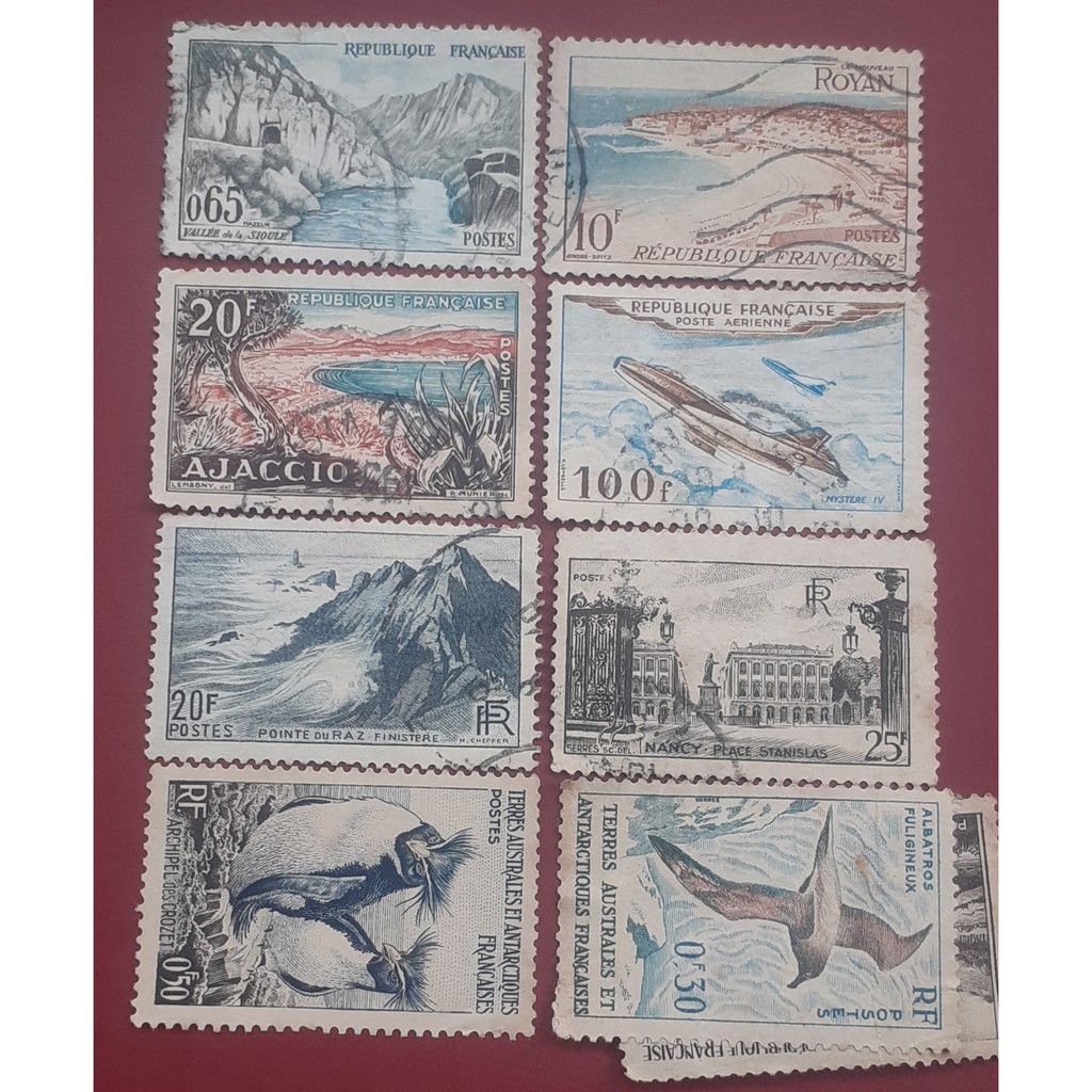 

PERANGKO REPULIQUE FRANCAISE/USED HARGA PER PCS/SATUAN