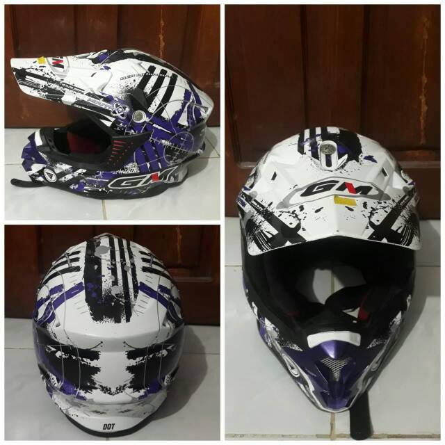 Helm Cross GM SuperCross Neutron Purple