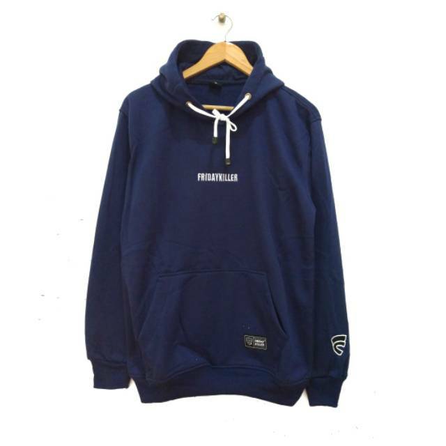 [TERLARIS]  GROSIR JAKET HOODIE FLEECE SWEATER FRIDAY KILLER NAVY SIZE L XL