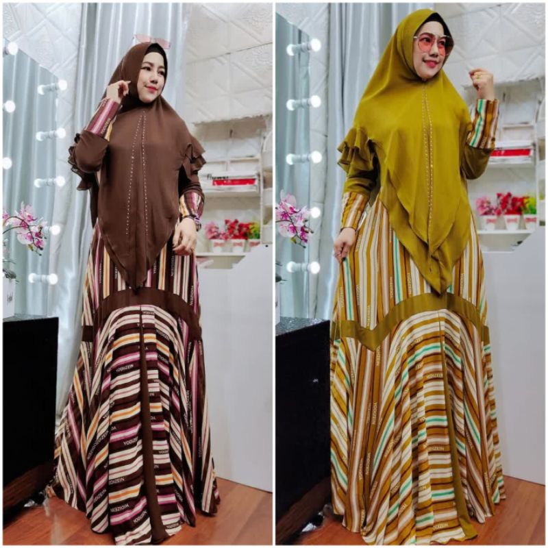 DRESS MAROKO PREMIUM SET By. Yodizein Syari