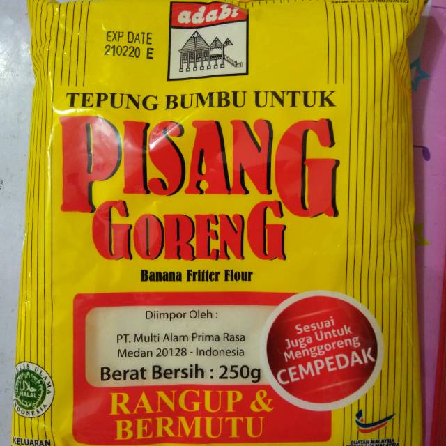 Adabi Tepung Goreng Pisang 250g Shopee Singapore