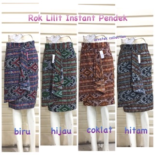 Rok Sepan Batik Pendek C001 Bahan Katun Halus Adem 