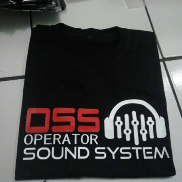 Promo baju kaos sound operator sound system