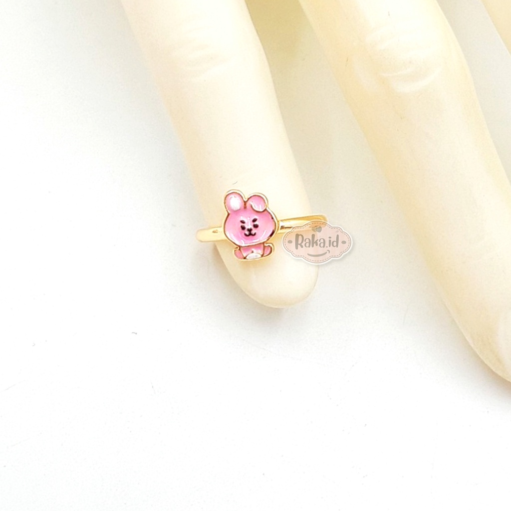 Cincin Anak Motif Cooky BT21 Perhiasan Cantik Anak 1040