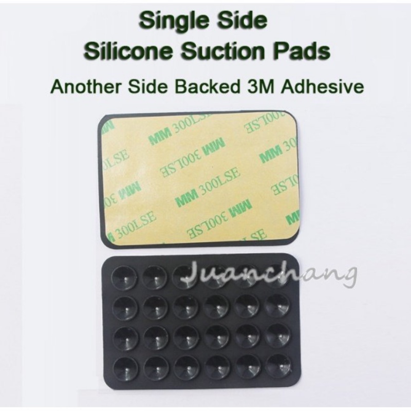 5 Pcs Suction Pad Silikon Dua Sisi Dengan Perekat Kuat 3M Untuk Holder Handphone