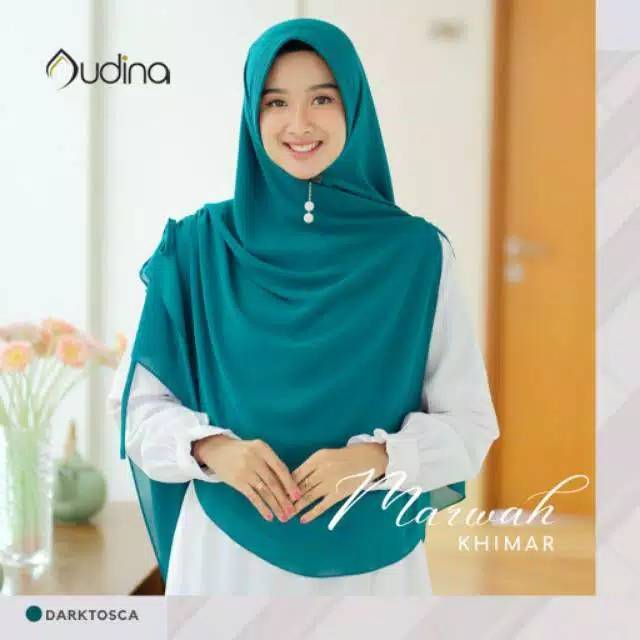 Marwah khimar original audina instan ceruty babydoll