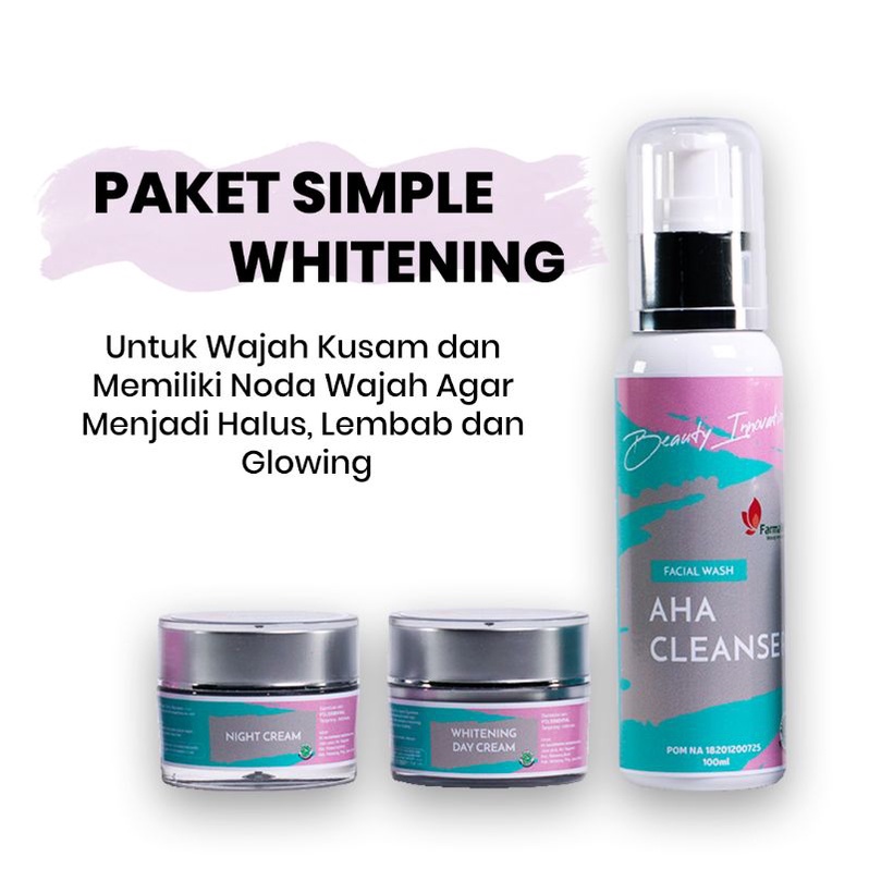 Farma Wdc - paket Simple Whitening original farma wdc BPOM