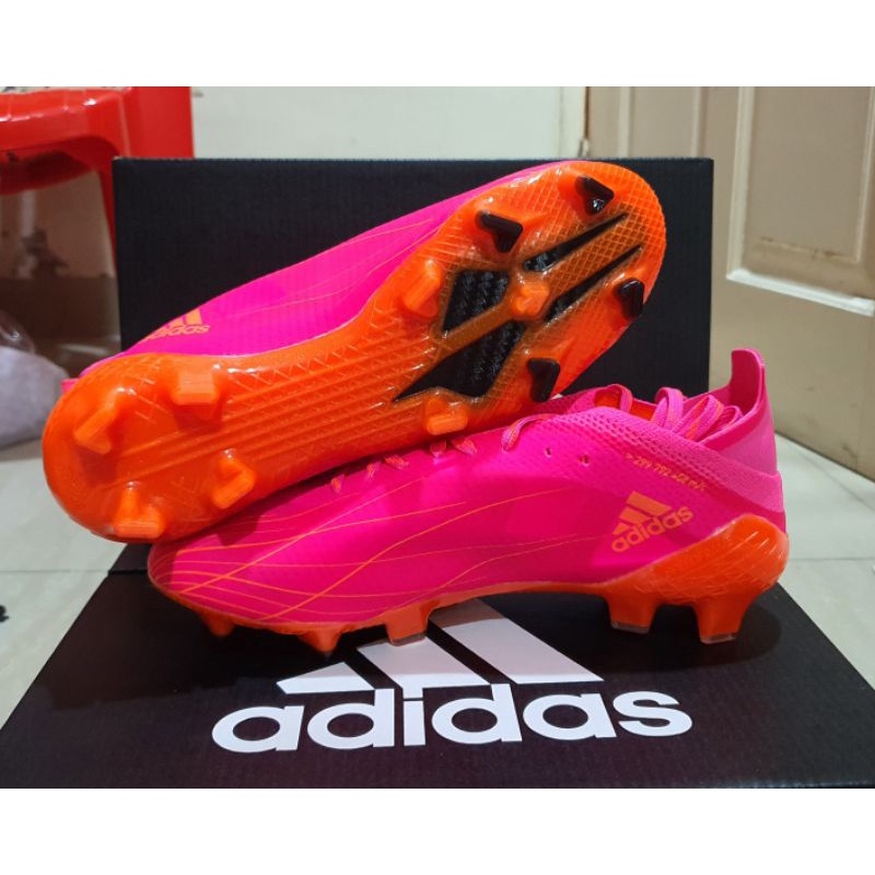 sepatu Bola Adidas X Speedflow Pink Orange FG