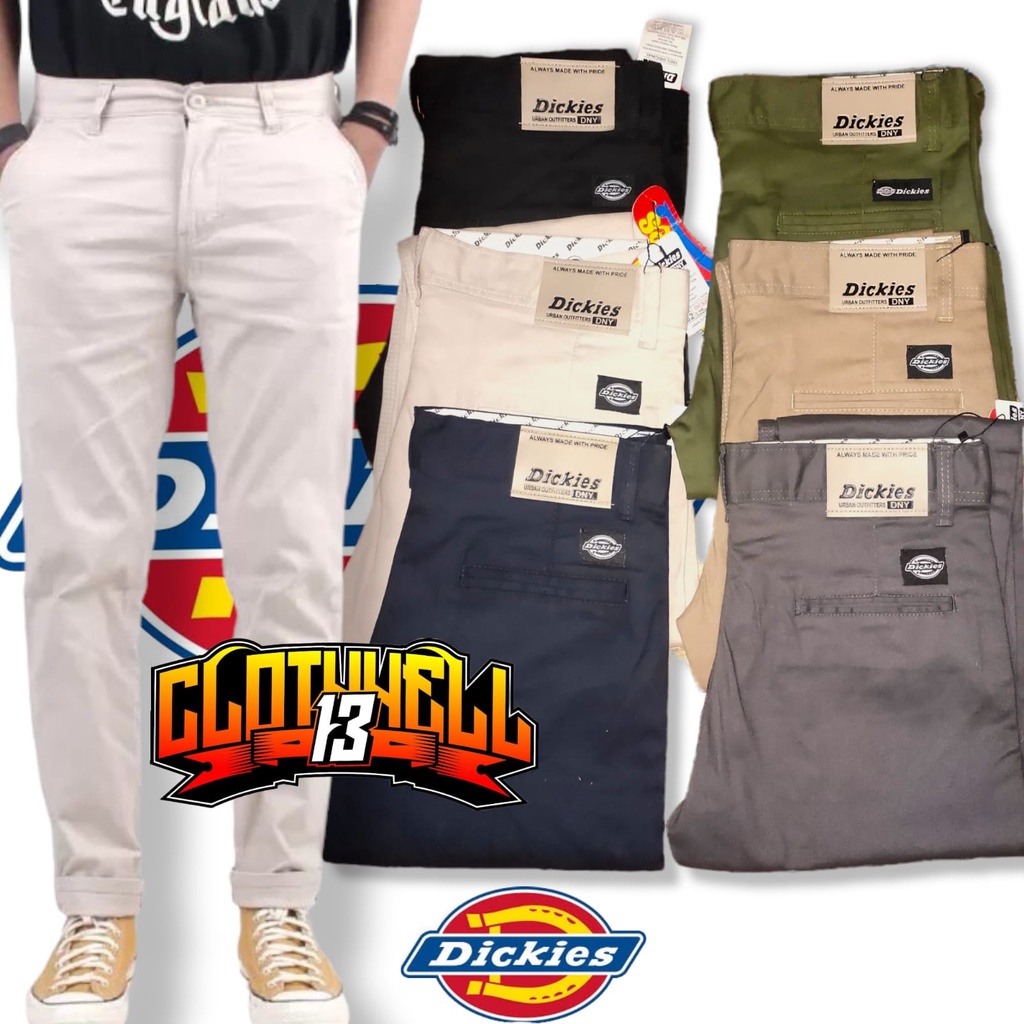 Celana Chino Panjang Dickies Chinos Pria Premium Distro KERJAHARIAN Slimfit UNISEX