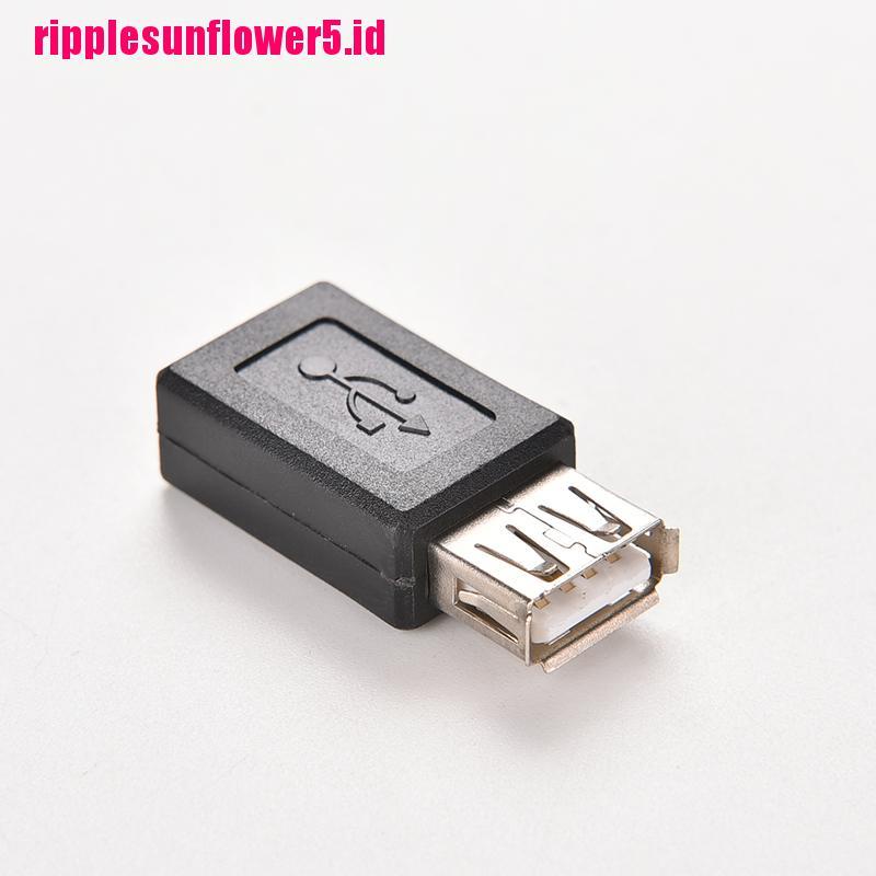 Adapter Konverter Data USB 2.0 A Female Ke Micro USB B 5 Pin