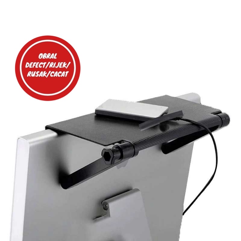 [OBRAL RIJEK] Rak Monitor TV Top Shelf Display Storage Desk Riser - G255
