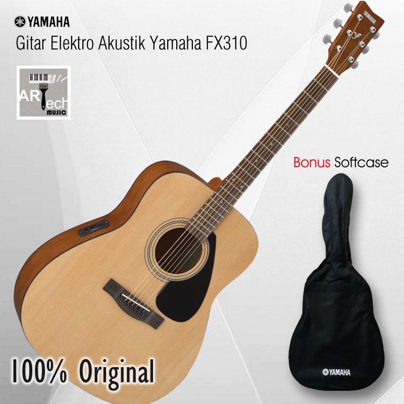 Gitar Elektro Akustik Yamaha Fx310 Original Electro Acoustic Guitar Shopee Indonesia