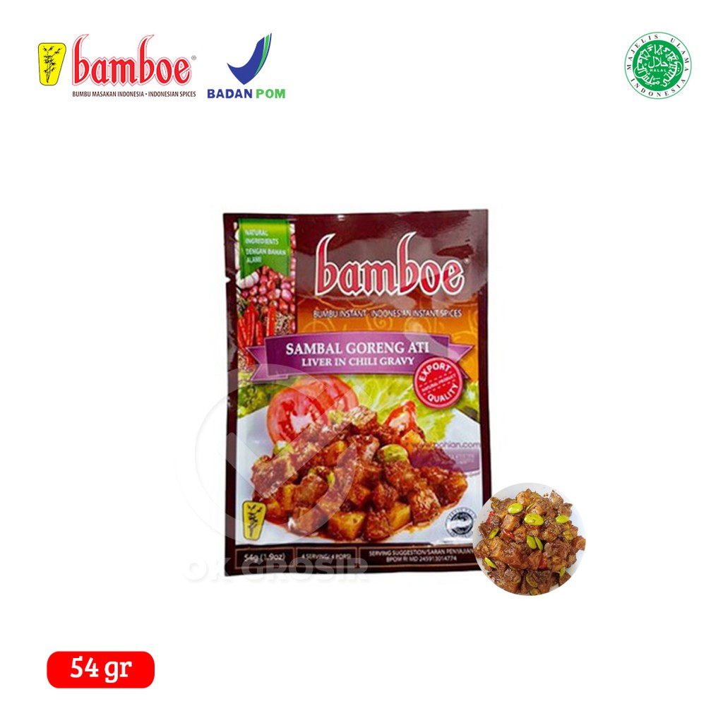 

Bamboe Sambal Goreng Ati / Bumbu Instan (54 gr)