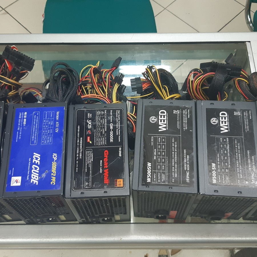 Psu 500 watt pure hitam