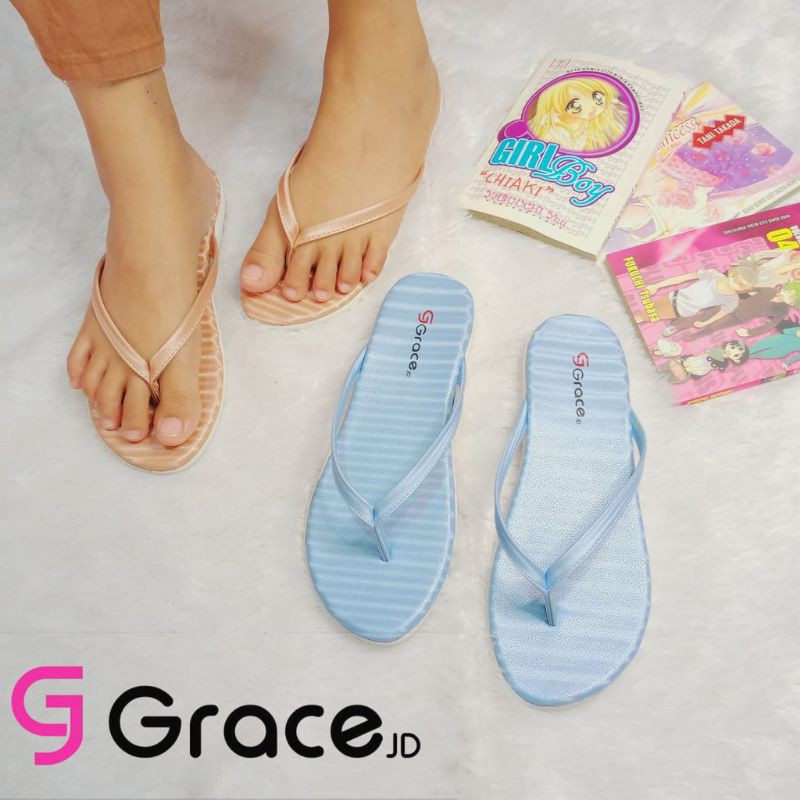 GRACE [JPT BHN] Sandal Jepit Wanita/ Sandal Jepit Teplek Santai Wanita