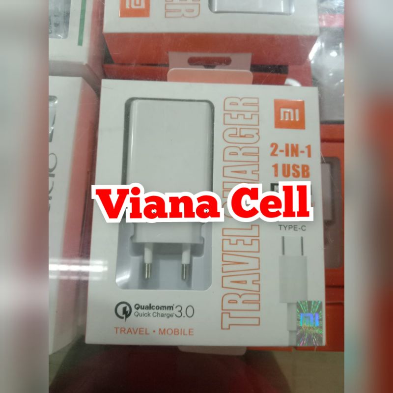TRAVEL CHARGER CAS AN XIAOMI REDMI NOTE 7 NOTE 8 TYPE C ORIGINAL FAST CHARGING