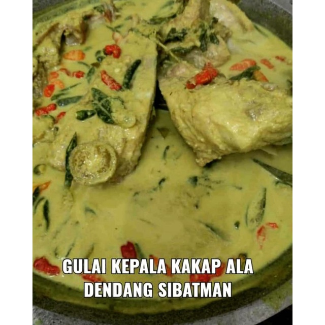 

Gulai Kepala Kakap Ala Dendang