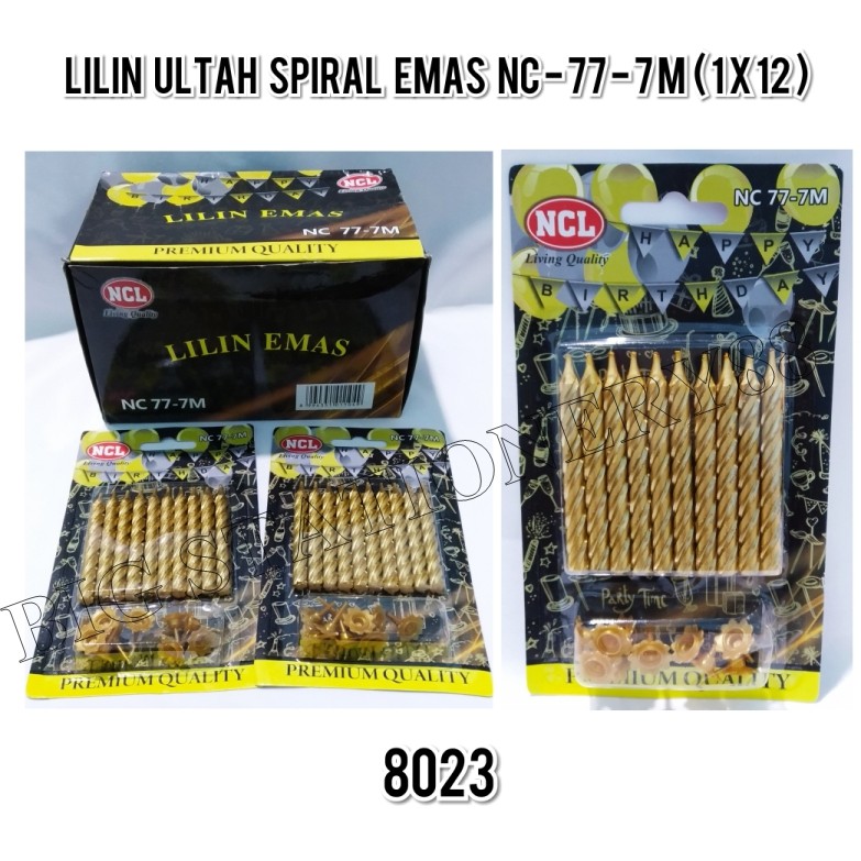 LILIN ULANG TAHUN EMAS ULIR NC-77-7M