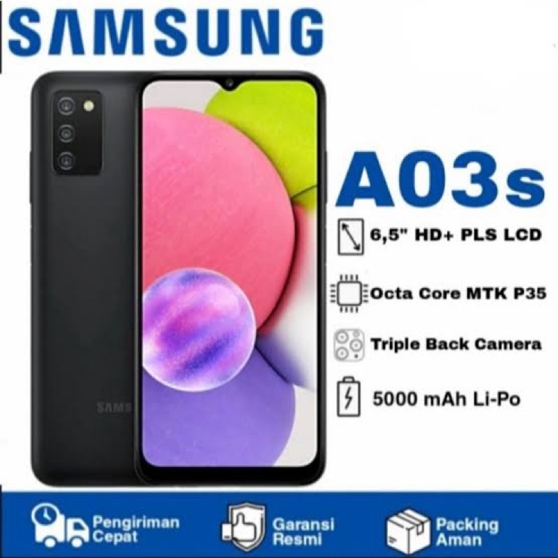 Jual Samsung Galaxy A03s 4/64 Baru Garansi Resmi SEIN | Shopee Indonesia