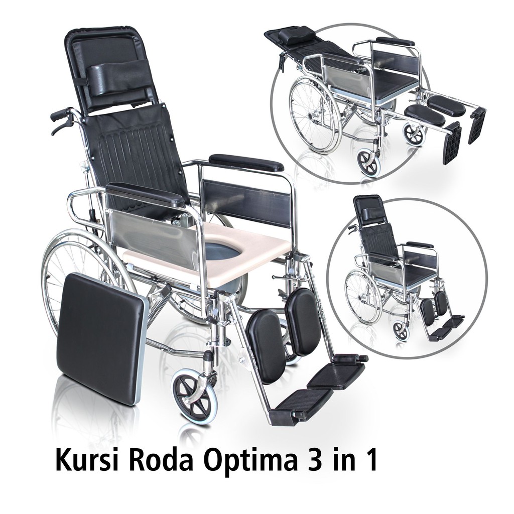 Kursi Roda Bisa Tidur+Commode Onemed