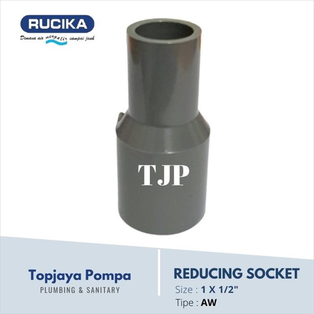 V.SOCK / REDUCER PVC AW RUCIKA 1 X 1/2&quot;