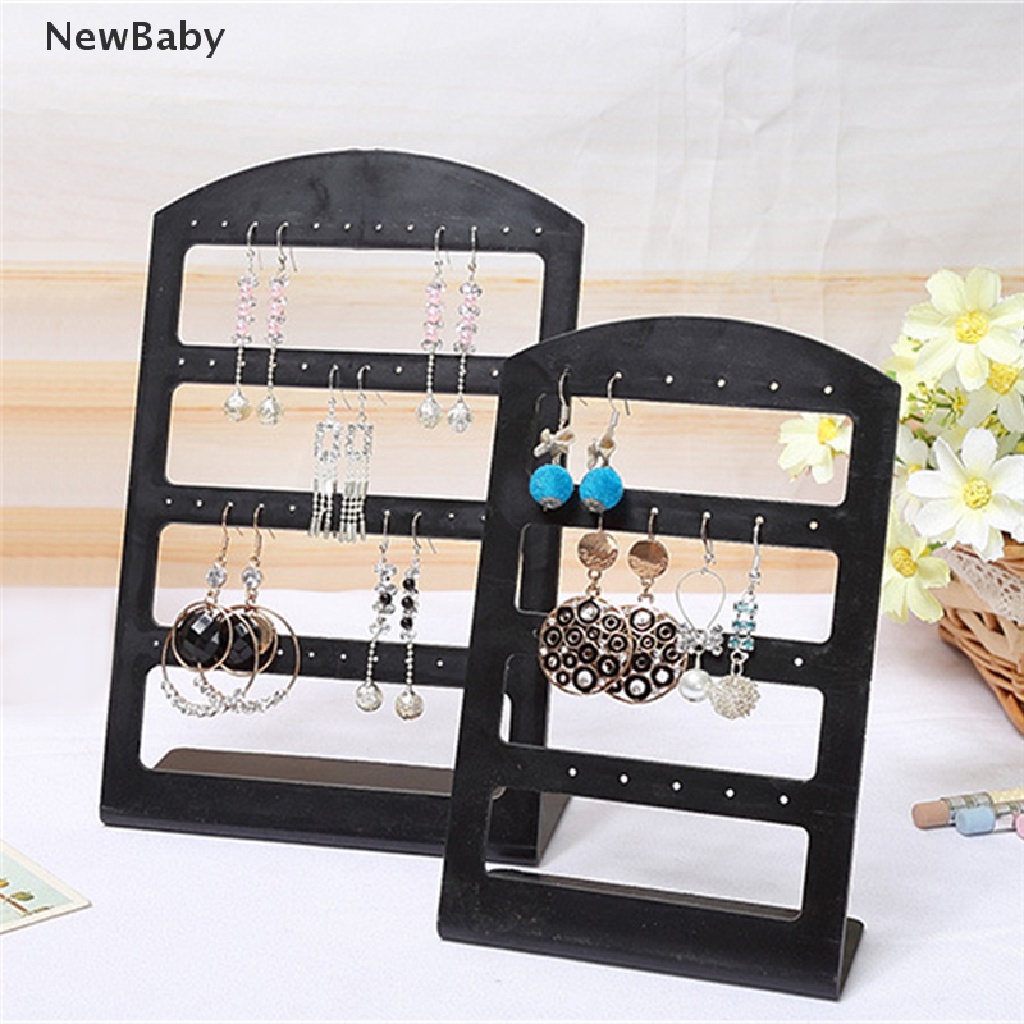 NewBaby Fashion Jewelry Display Holder L Style Organizer Earrings Display Stand Tool ID